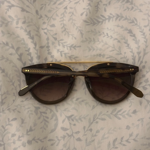Krewe Clio Nylon Sunglasses in Fennel to Hazel - Picture 4 of 6